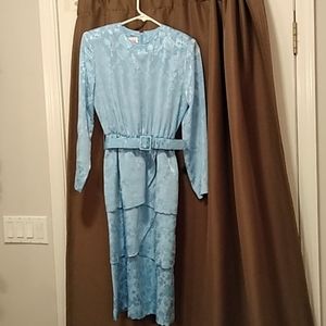 Henry-Lee Petite Baby Blue Party Dress Size 6